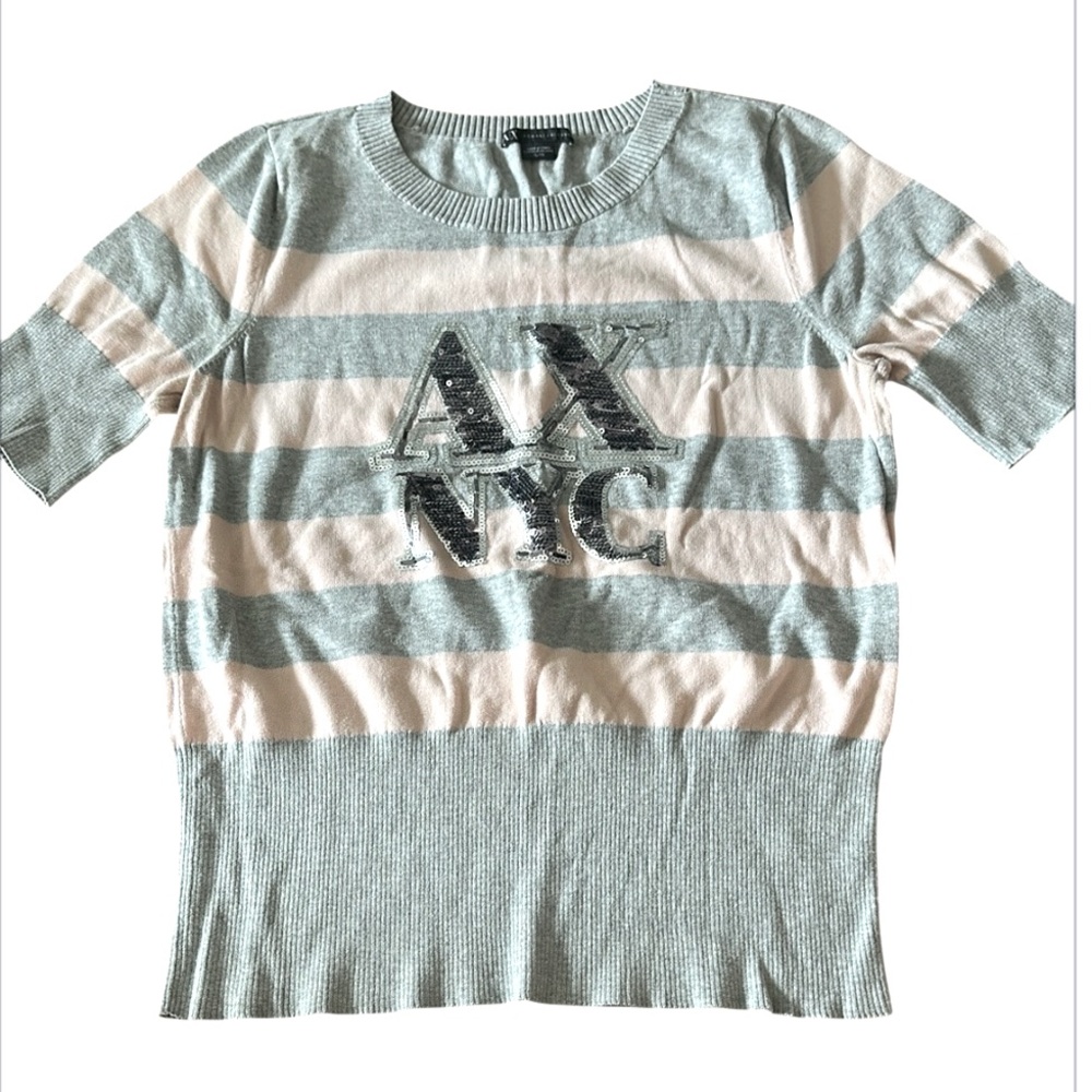 ARMANI EXCHANGE short sleeve sweater